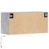 Kép 8/11 - Betonszürke falra szerelhető TV-szekrény LED-del 80x31x35 cm