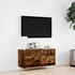 Kép 4/11 - Füstös tölgy színű fali TV-szekrény LED-ekkel 80x31x35 cm