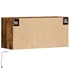 Kép 8/11 - Füstös tölgy színű fali TV-szekrény LED-ekkel 80x31x35 cm