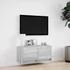 Kép 4/11 - Szürke sonoma színű fali TV-szekrény LED-del 80x31x35 cm