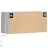 Kép 8/11 - Szürke sonoma színű fali TV-szekrény LED-del 80x31x35 cm