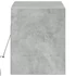 Kép 7/11 - Betonszürke falra szerelhető TV-szekrény LED-del 100x31x35 cm