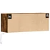 Kép 8/11 - Füstös tölgy színű fali TV-szekrény LED-ekkel 100x31x35 cm