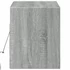 Kép 7/11 - Szürke sonoma színű fali TV-szekrény LED-ekkel 100 x 31 x 35 cm