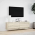 Kép 4/11 - Sonoma tölgy színű fali TV-szekrény LED-ekkel 140 x 31 x 38 cm