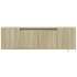 Kép 6/11 - Sonoma tölgy színű fali TV-szekrény LED-ekkel 135x31x39,5 cm