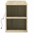 Kép 7/11 - Sonoma tölgy színű fali TV-szekrény LED-ekkel 135x31x39,5 cm