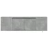 Kép 6/11 - Betonszürke falra szerelhető TV-szekrény LED-del 135x31x39,5 cm