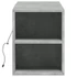 Kép 7/11 - Betonszürke falra szerelhető TV-szekrény LED-del 135x31x39,5 cm