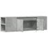 Kép 9/11 - Betonszürke falra szerelhető TV-szekrény LED-del 135x31x39,5 cm