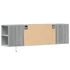 Kép 8/11 - Szürke sonoma színű fali TV-szekrény LED-del 135x31x39,5 cm