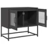 Kép 5/11 - Fekete hidegen hengerelt acél TV-szekrény 68x39x60,5 cm