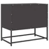 Kép 8/11 - Fekete hidegen hengerelt acél TV-szekrény 68x39x60,5 cm