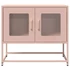 Kép 6/11 - Rózsaszín hidegen hengerelt acél TV-szekrény 68x39x60,5 cm