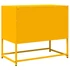 Kép 8/11 - Mustársárga hidegen hengerelt acél TV-szekrény 68x39x60,5 cm