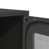 Kép 11/11 - Fekete hidegen hengerelt acél TV-szekrény 100,5x39x60,5 cm