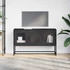 Kép 4/11 - Fekete hidegen hengerelt acél TV-szekrény 100,5x39x60,5 cm