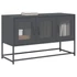 Kép 1/11 - Antracit hidegen hengerelt acél TV-szekrény 100,5x39x60,5 cm