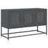 Kép 2/11 - Antracit hidegen hengerelt acél TV-szekrény 100,5x39x60,5 cm