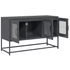 Kép 7/11 - Antracit hidegen hengerelt acél TV-szekrény 100,5x39x60,5 cm