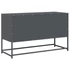 Kép 8/11 - Antracit hidegen hengerelt acél TV-szekrény 100,5x39x60,5 cm