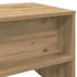 Kép 7/9 - Kézműves tölgy színű szerelt fa TV-szekrény 100x40x40 cm