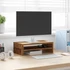 Kép 3/10 - Régi fa forgácslap monitorállvány 42 x 24 x 13 cm
