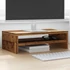 Kép 4/10 - Régi fa forgácslap monitorállvány 42 x 24 x 13 cm