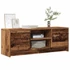 Kép 1/10 - Antik fa színű szerelt fa TV-szekrény 102 x 30 x 37,5 cm
