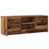 Kép 2/10 - Antik fa színű szerelt fa TV-szekrény 102 x 30 x 37,5 cm