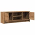 Kép 7/10 - Kézműves tölgy színű szerelt fa TV-szekrény 102x30x37,5 cm