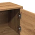 Kép 8/10 - Kézműves tölgy színű szerelt fa TV-szekrény 102x30x37,5 cm