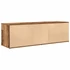 Kép 6/11 - TV szekrény Régi fa 120x34x37 cm Gépelt fa