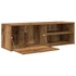 Kép 7/11 - TV szekrény Régi fa 120x34x37 cm Gépelt fa