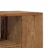 Kép 8/10 - Antik fa színű szerelt fa TV-szekrény kerekekkel 102x34,5x43 cm