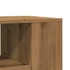 Kép 8/10 - Kézműves tölgy szerelt fa TV-szekrény kerekekkel 102x34,5x43 cm