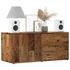 Kép 1/11 - Antik fa színű szerelt fa TV-szekrény 80x34x35,5 cm
