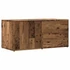 Kép 2/11 - Antik fa színű szerelt fa TV-szekrény 80x34x35,5 cm