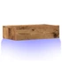 Kép 3/11 - Antik fa színű TV-szekrény LED-lámpákkal 60x35x15,5 cm