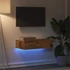 Kép 4/11 - Antik fa színű TV-szekrény LED-lámpákkal 60x35x15,5 cm