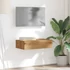 Kép 5/11 - Kézműves tölgy színű TV-szekrény LED-lámpákkal 60x35x15,5 cm