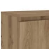Kép 11/11 - Kézműves tölgy szerelt fa TV-szekrény LED-ekkel 120x30x36 cm