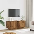 Kép 3/11 - Antik hatású szerelt fa TV-szekrény 100 x 35 x 40 cm