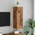 Kép 3/11 - Antik fa színű szerelt fa TV-szekrény 30,5 x 30 x 90 cm