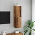 Kép 3/10 - Antik fa színű szerelt fa TV-szekrény 30,5 x 30 x 110 cm