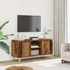 Kép 3/10 - Antik fa színű szerelt fa TV-szekrény 102 x 35 x 50 cm