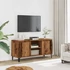 Kép 3/11 - Antik fa színű szerelt fa TV-szekrény 102 x 35 x 50 cm