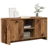 Kép 1/11 - Antik fa színű szerelt fa TV-szekrény 102 x 37,5 x 52,5 cm