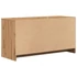 Kép 6/11 - Kézműves tölgy színű szerelt fa TV-szekrény 102x37,5x52,5 cm