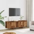 Kép 3/10 - Antik fa színű szerelt fa TV-szekrény 120 x 30 x 40,5 cm